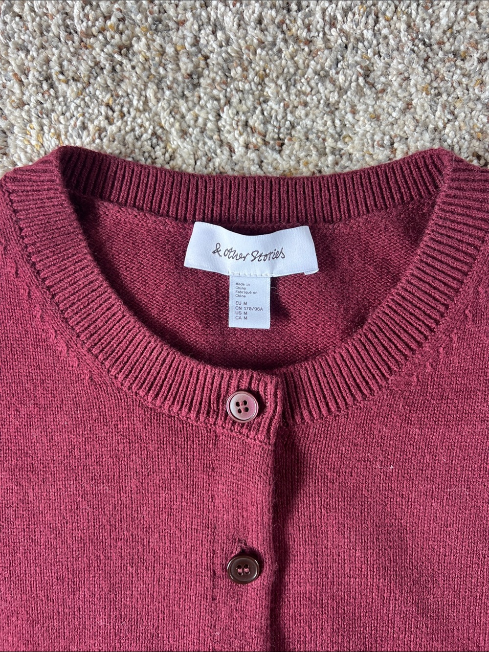 NWOT & Other Stories Thin-Knit Cardigan - Picture 3 of 4